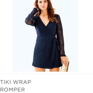 Lilly Pulitzer Tiki Wrap Romper